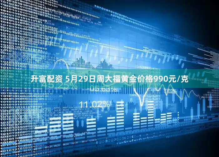 升富配资 5月29日周大福黄金价格990元/克