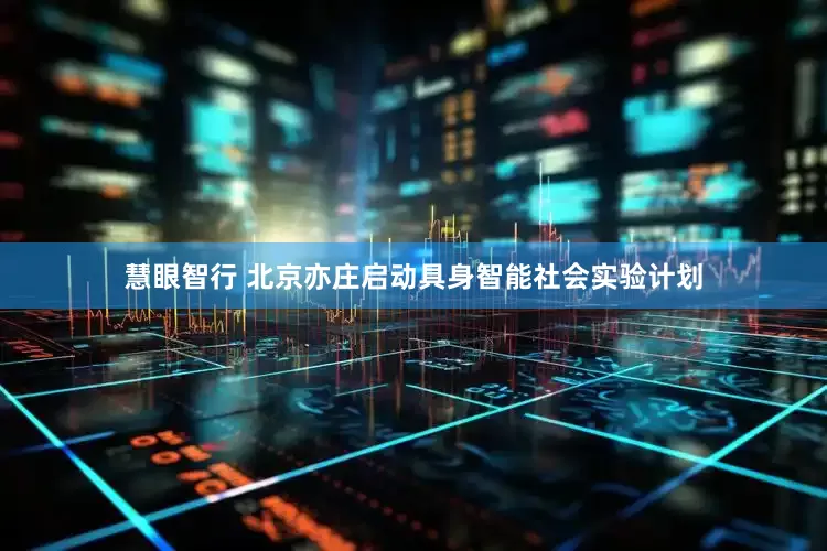 慧眼智行 北京亦庄启动具身智能社会实验计划