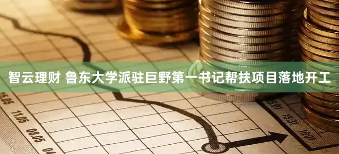 智云理财 鲁东大学派驻巨野第一书记帮扶项目落地开工